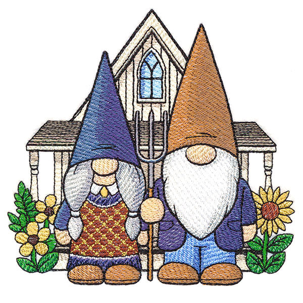 American Gothic Gnomes