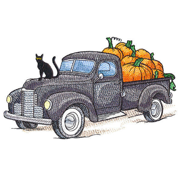 Fall Fun Retro Truck