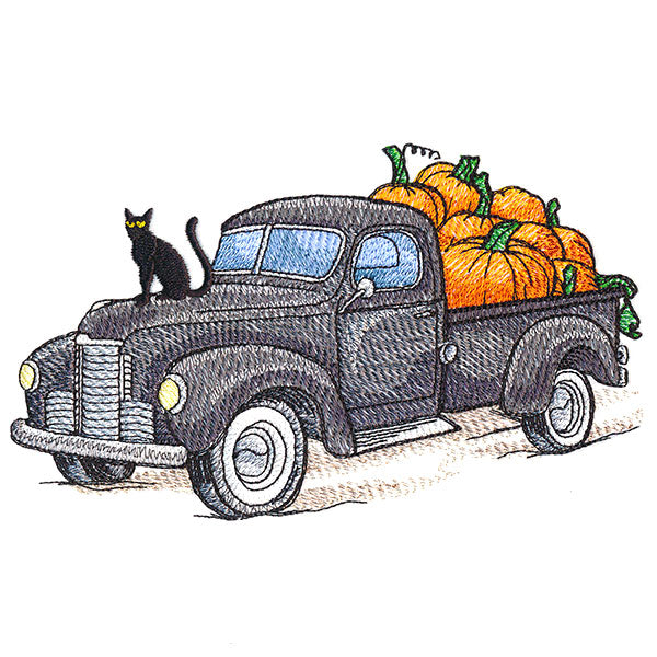 Fall Fun Retro Truck