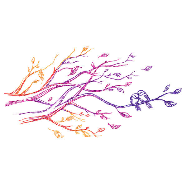Cheerful Autumn Birds