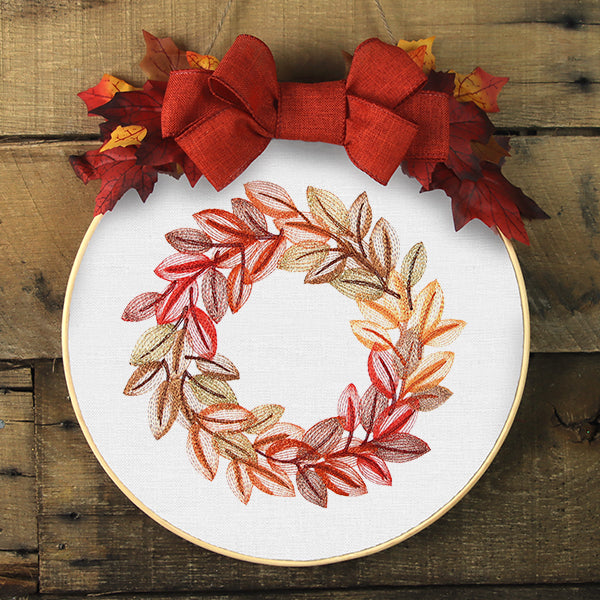 Sweet Autumn Leaves Wreath