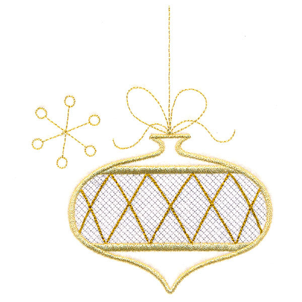 Sparkling and Fancy Ornament Accent