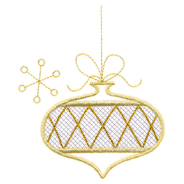 Sparkling and Fancy Ornament Accent