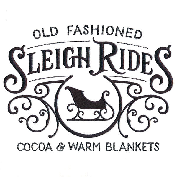 Sleigh Rides Market Sign
