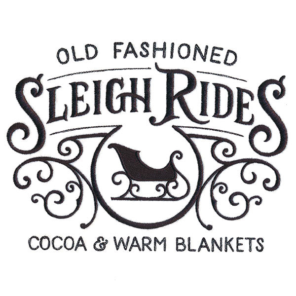 Sleigh Rides Market Sign