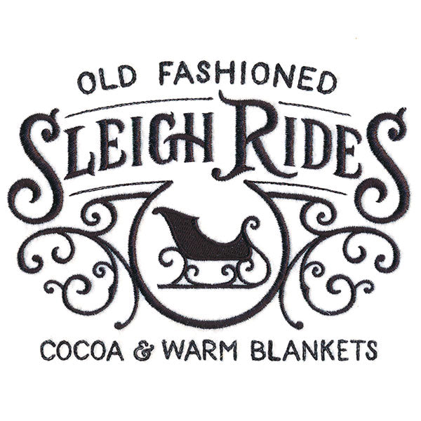 Sleigh Rides Market Sign