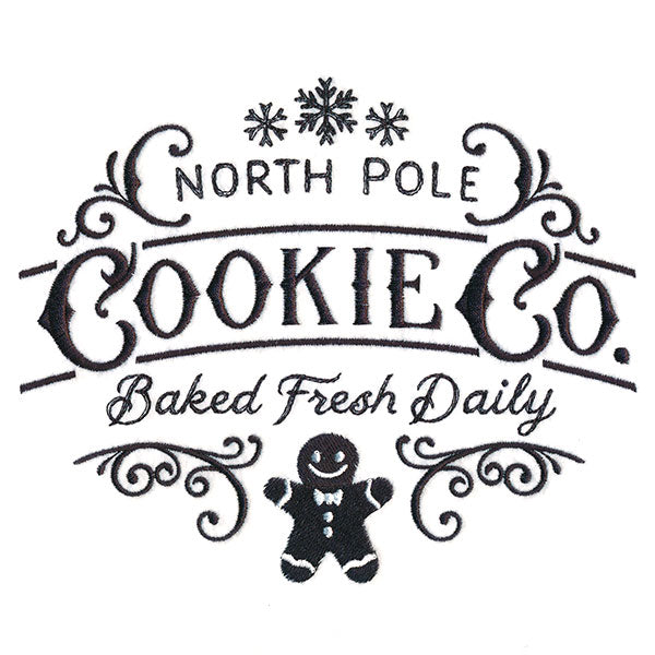 North Pole Market Sign