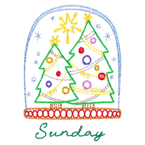 Christmas Tree Snowglobe on Sunday