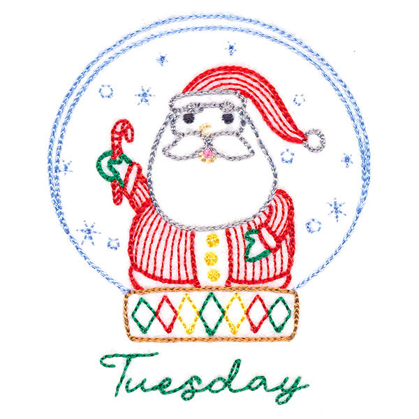 Santa Snowglobe on Tuesday