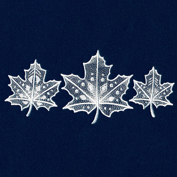 Autumn Maple Leaf Trio