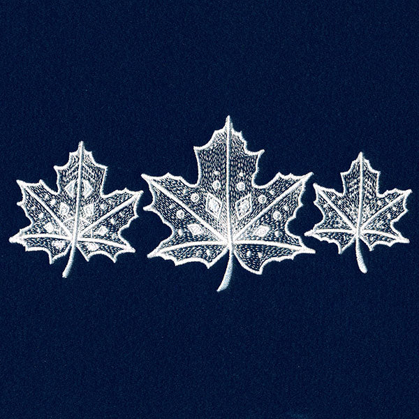 Autumn Maple Leaf Trio