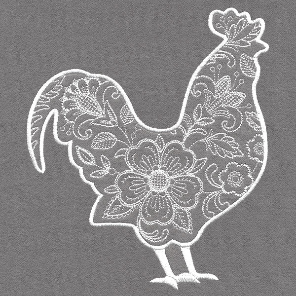 Lively Petals Rooster