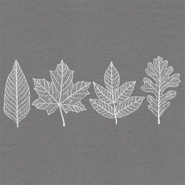 Simple Fall Leaves Border