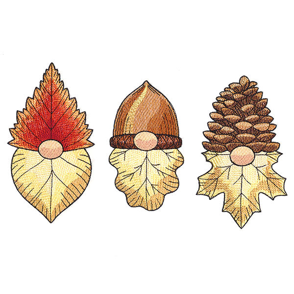 Elements of Autumn Gnome Trio