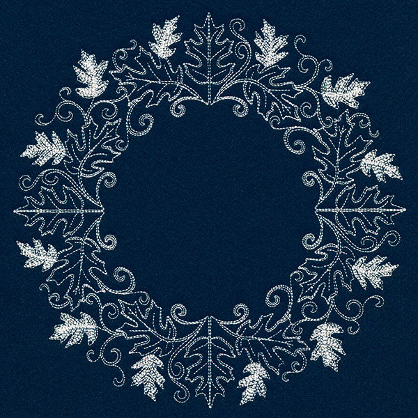 Splendid Oak Leaves Wreath