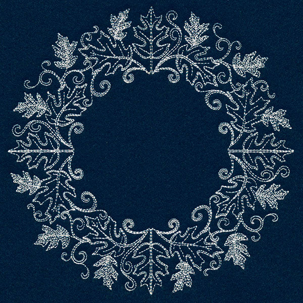 Splendid Oak Leaves Wreath