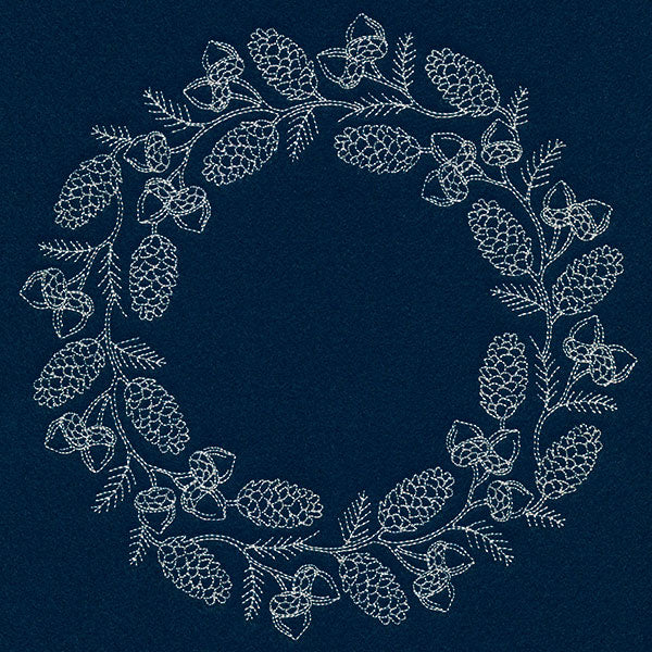 Pretty Pinecones Wreath