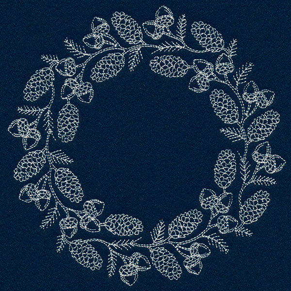 Pretty Pinecones Wreath