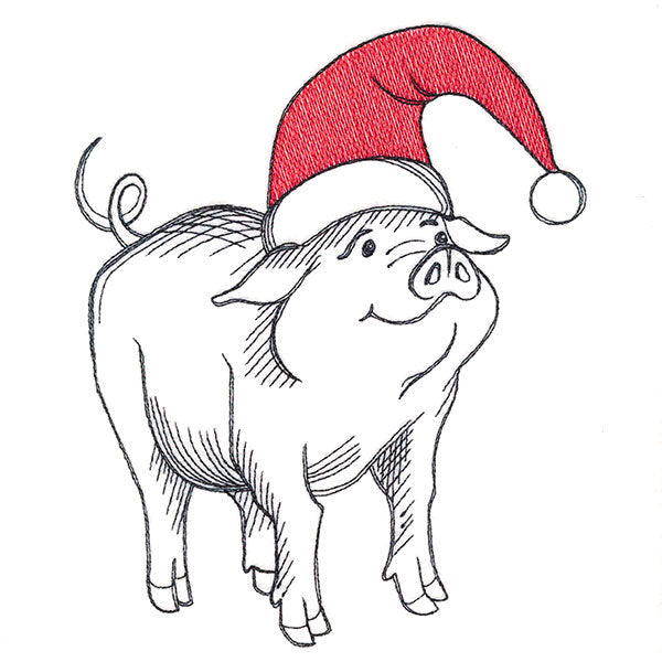 Farm Fun Christmas Pig