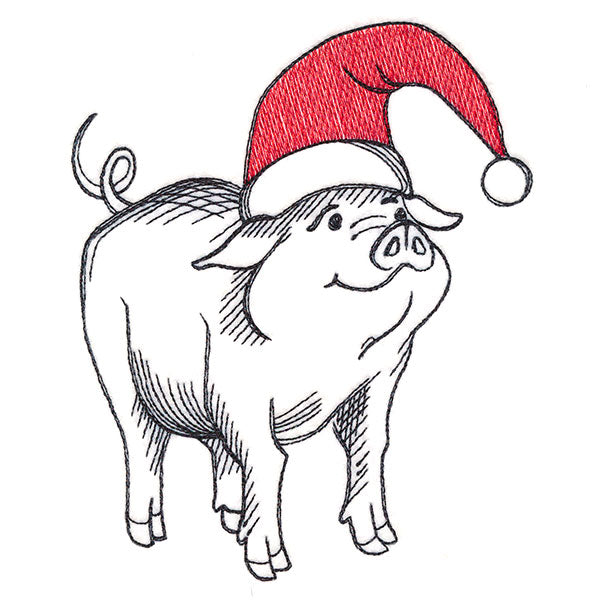 Farm Fun Christmas Pig
