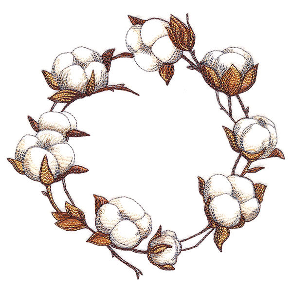 Cozy Cotton Wreath