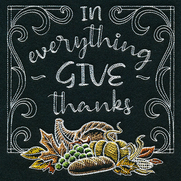 In Everything Give Thanks Chalkboard