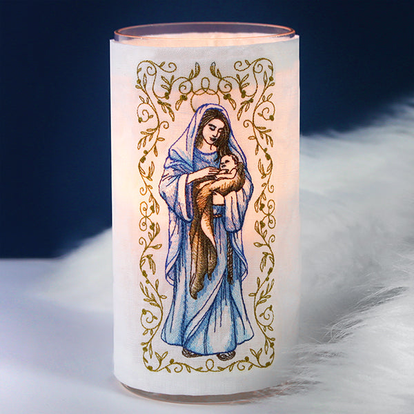 Mary & Baby Jesus in Botanicals