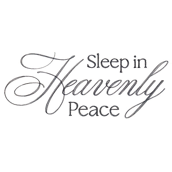 Sleep in Heavenly Peace Script