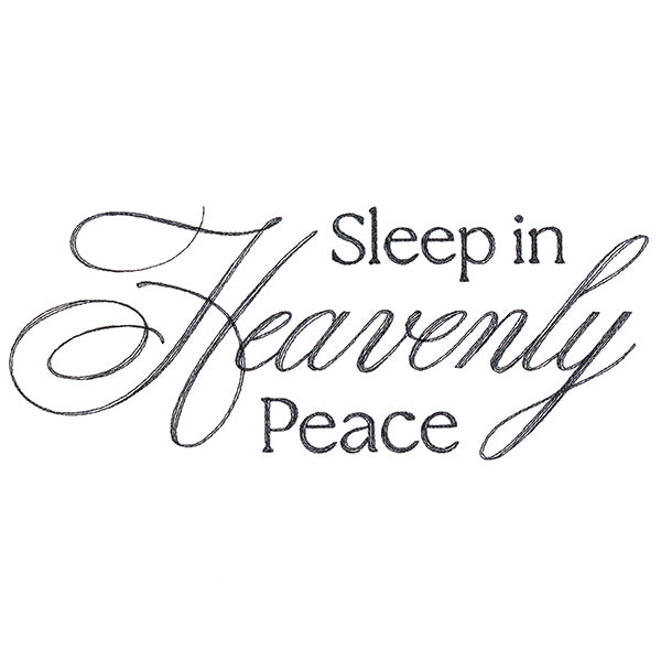 Sleep in Heavenly Peace Script