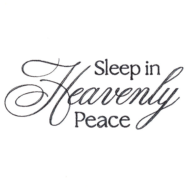 Sleep in Heavenly Peace Script