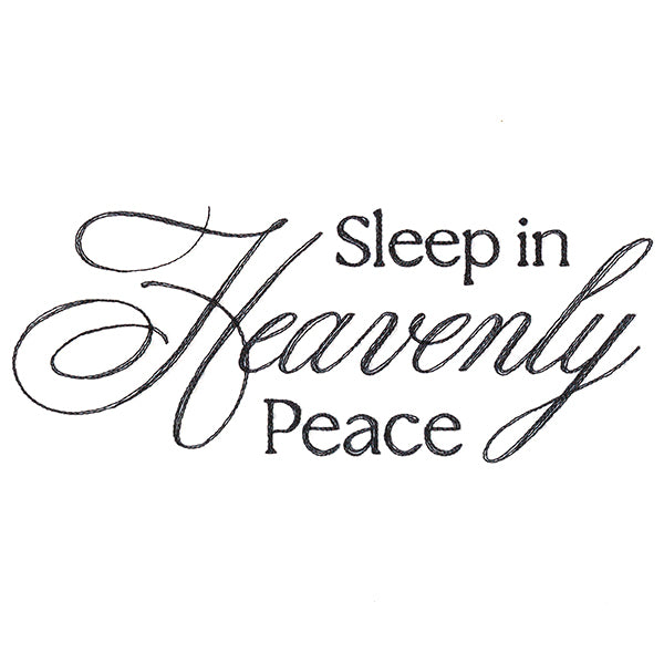 Sleep in Heavenly Peace Script
