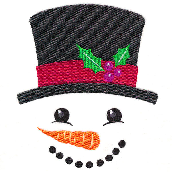 Festive Snowman Face