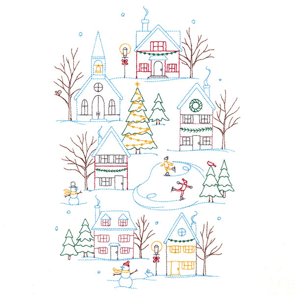 Snowy Christmas Village