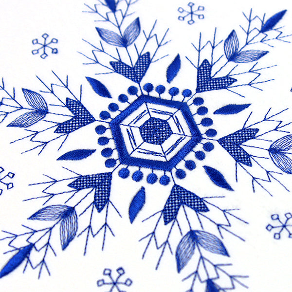 Winter Folk Art Snowflake 3