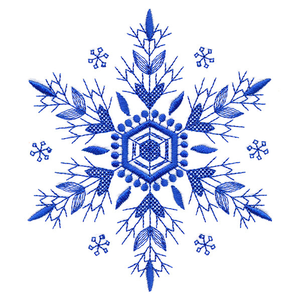 Winter Folk Art Snowflake 3
