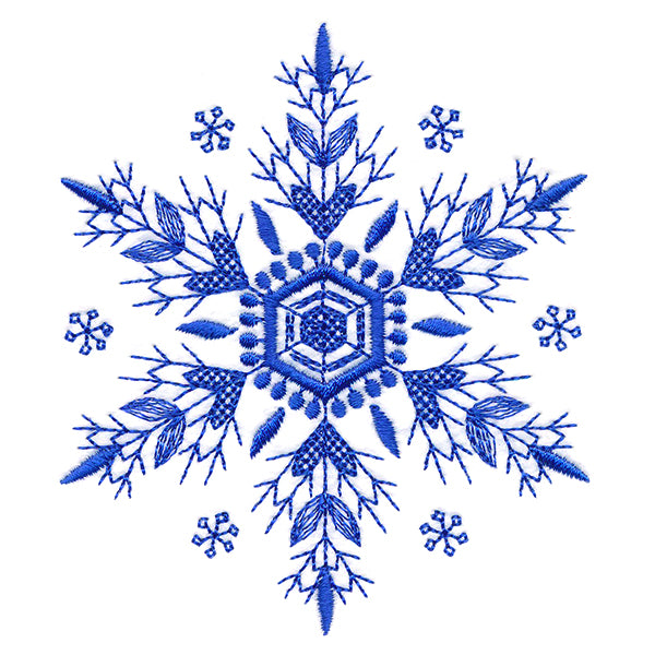 Winter Folk Art Snowflake 3