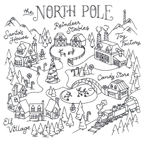 The North Pole Map