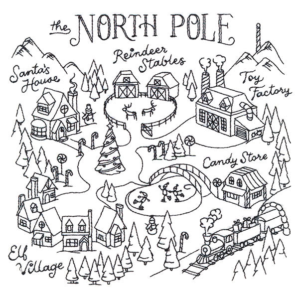The North Pole Map
