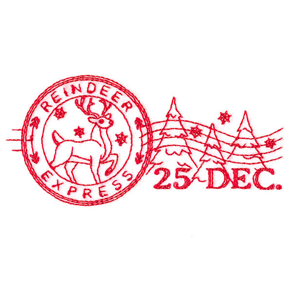 Reindeer Express Stamp