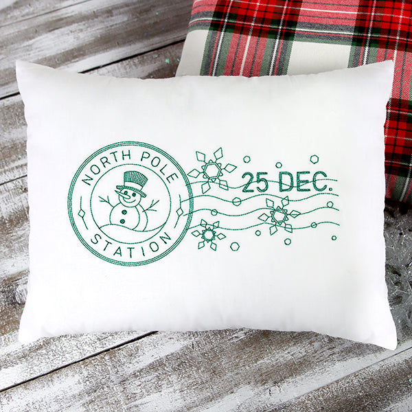 North Pole Station Stamp