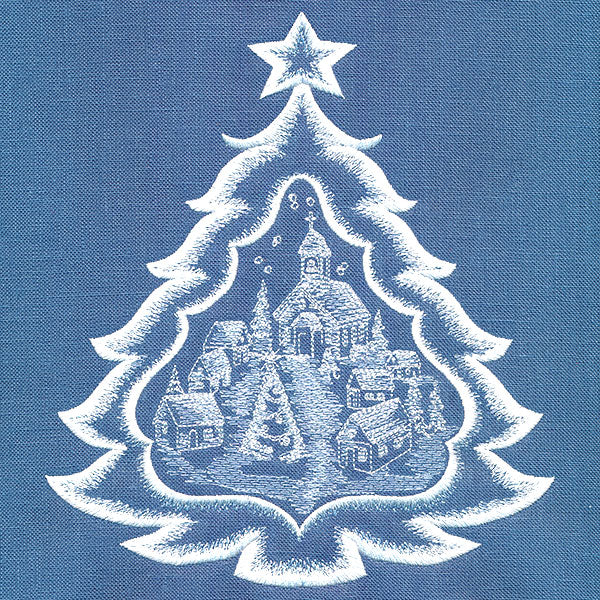 Christmas Village Scene