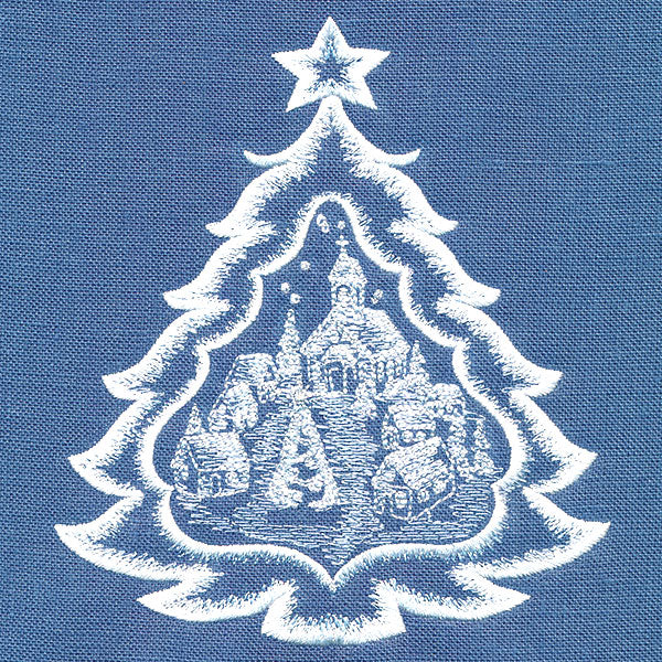 Christmas Village Scene