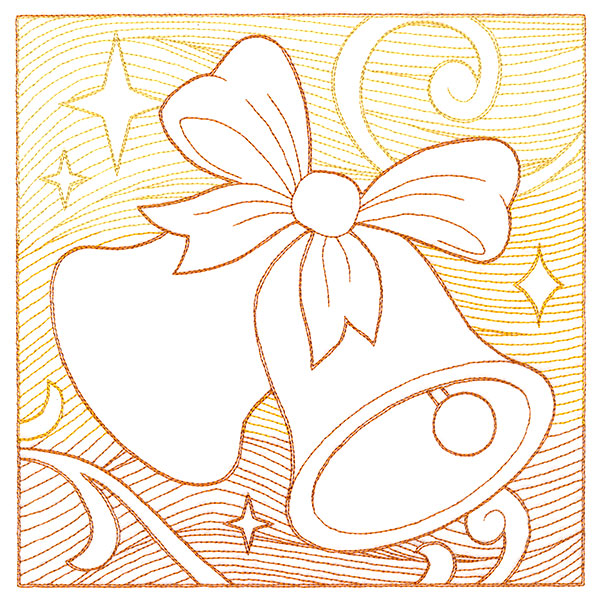 Christmas Bells Etching