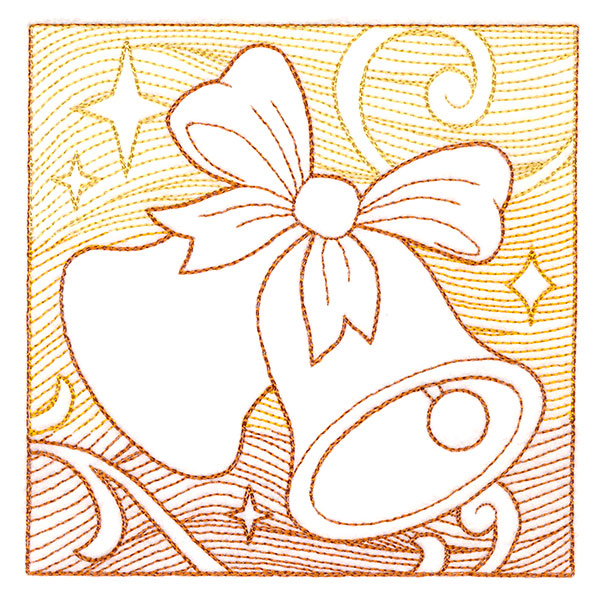 Christmas Bells Etching