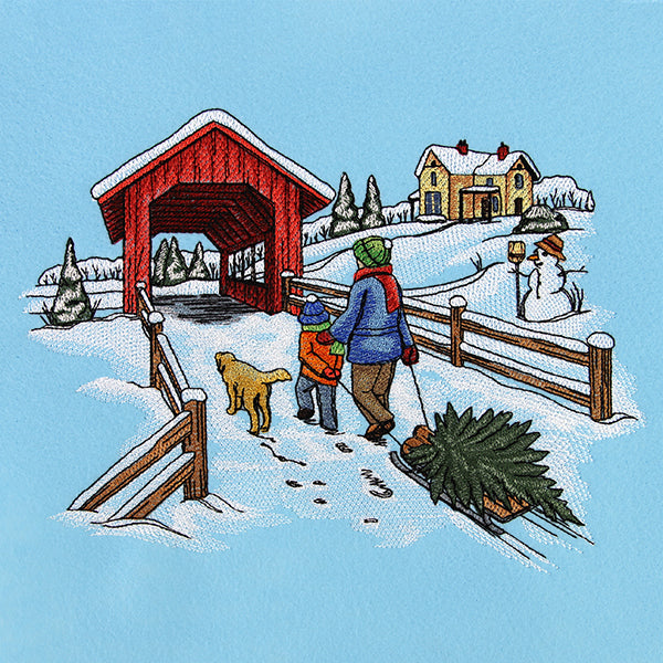 Christmas Memories Bridge Scene