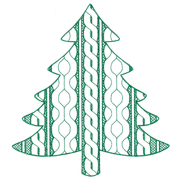 Classic Cable Pattern Tree