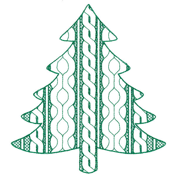 Classic Cable Pattern Tree