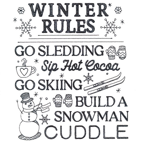 Winter Rules