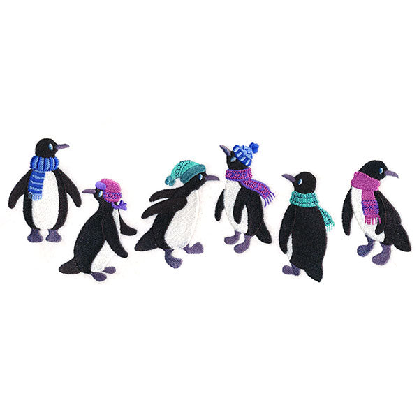 Playful Penguin Border