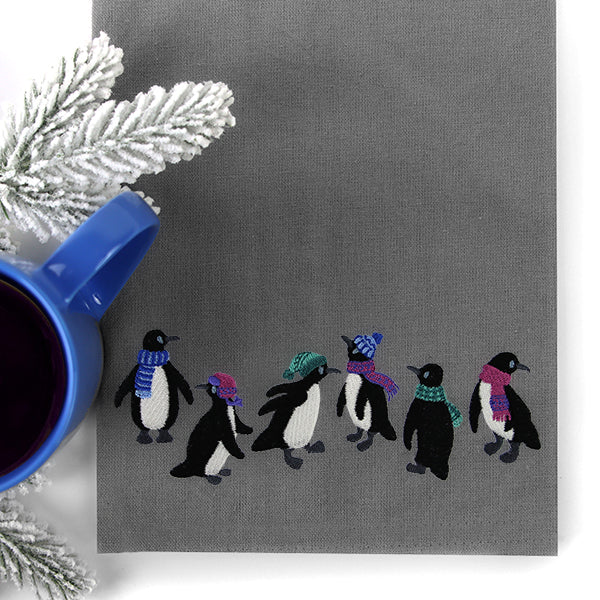 Playful Penguin Border